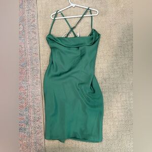 NWT!! Lovers and Friends Emerald Green Silk Dress!!